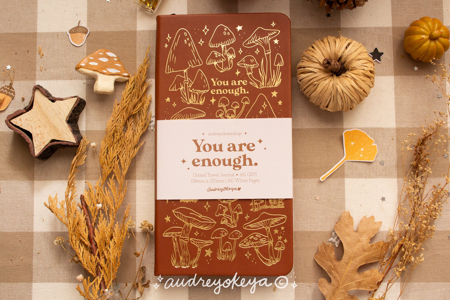 You are Enough Autumnal Journals | A5 and TN Travel Size