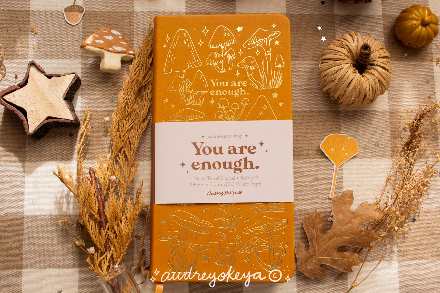 You are Enough Autumnal Journals | A5 and TN Travel Size