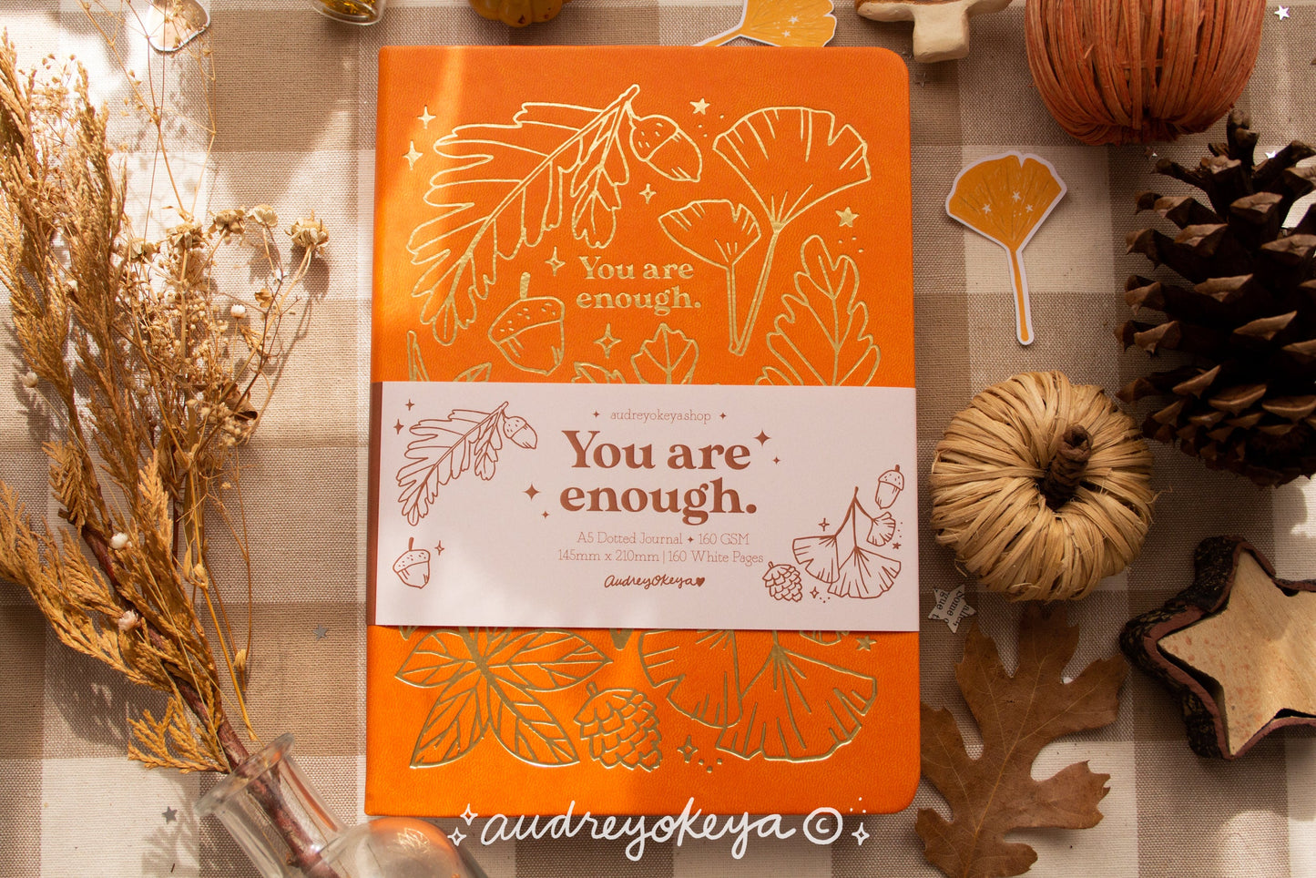 You are Enough Autumnal Journals | A5 and TN Travel Size