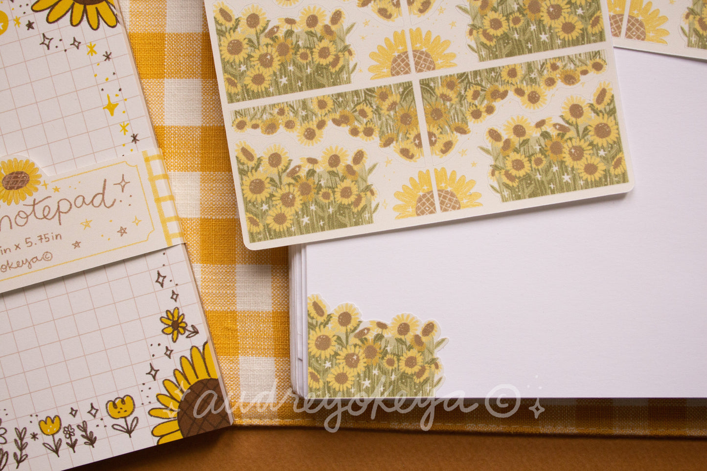 Sunflower Corners Sticker Sheet