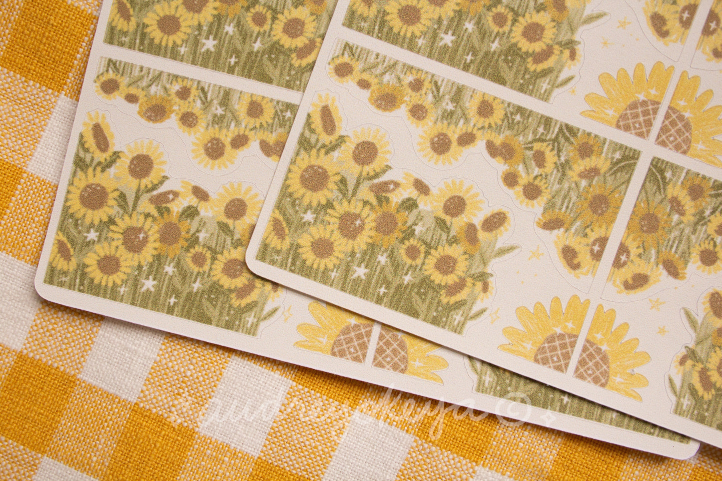 Sunflower Corners Sticker Sheet