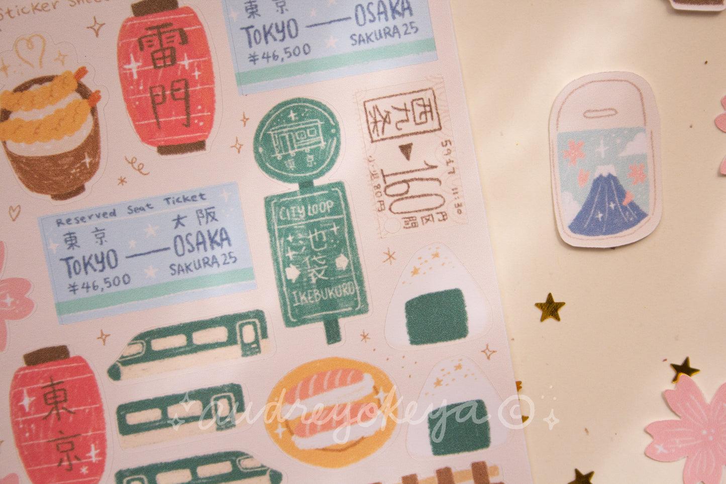 Japan Trip Sticker Sheet