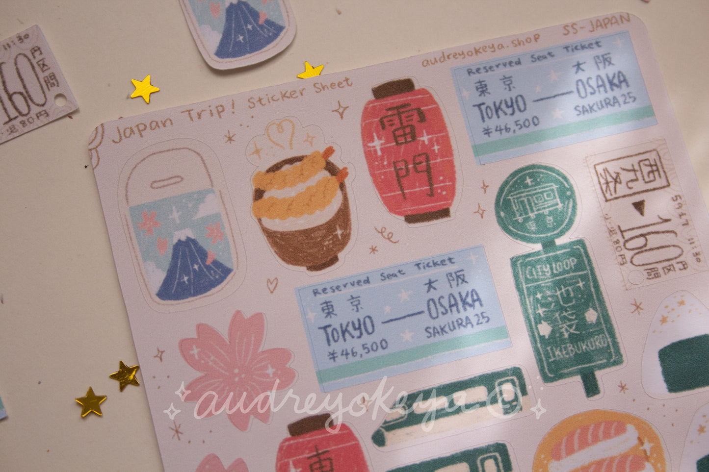 Japan Trip Sticker Sheet