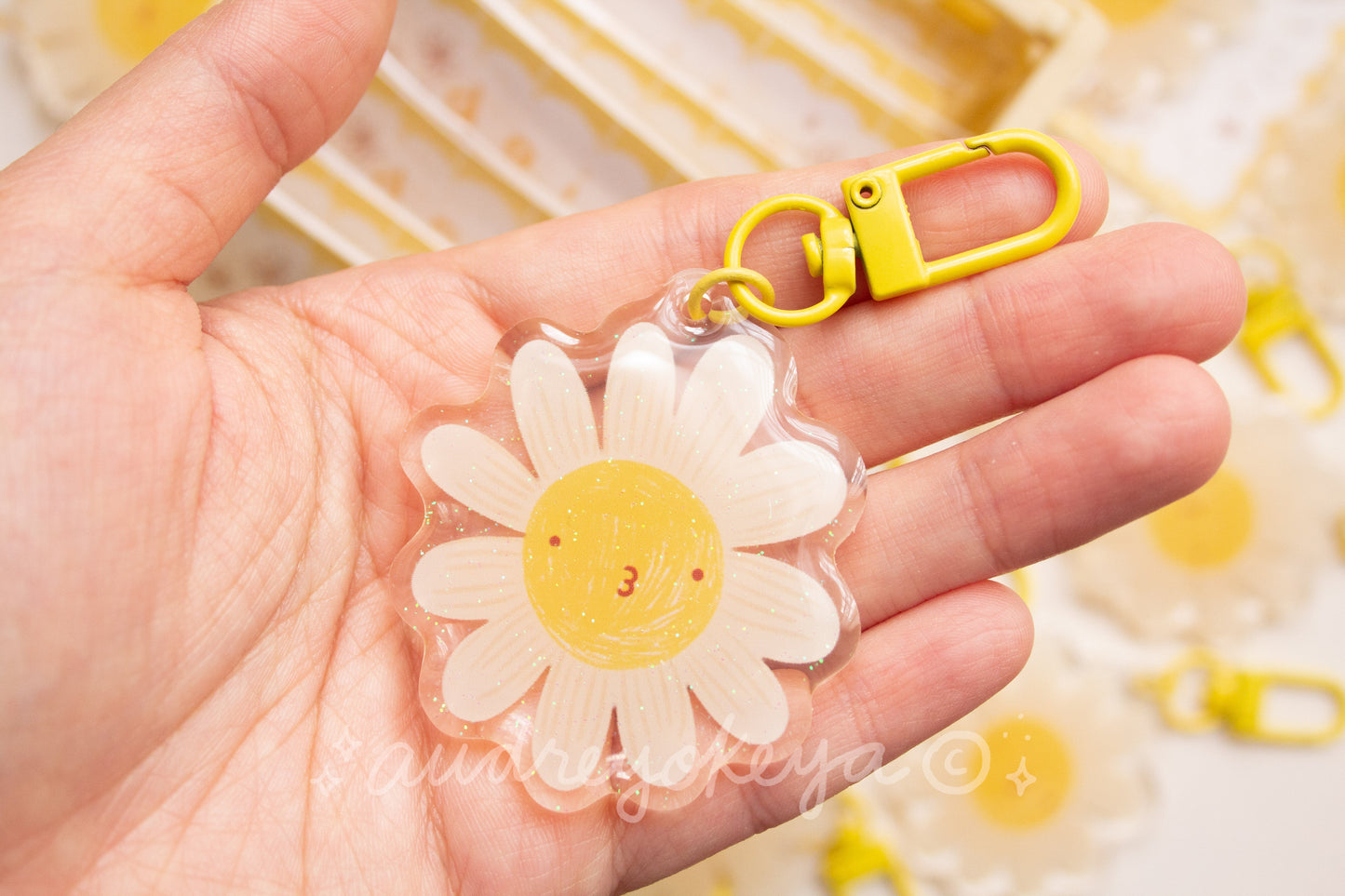 Daisy Keychain