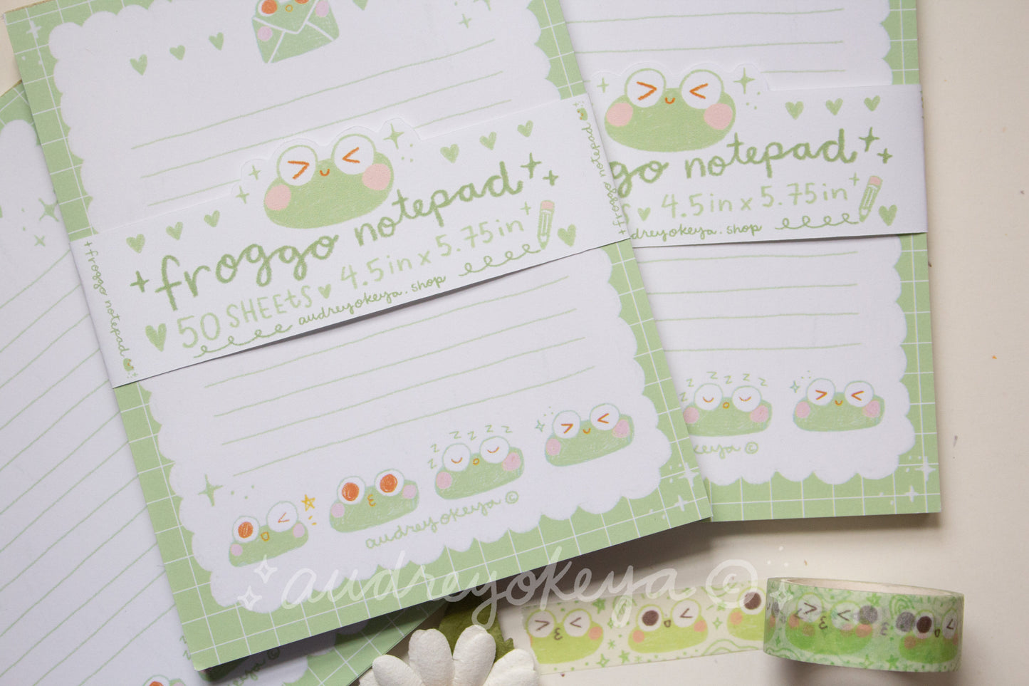 Froggo frog Memo Pad