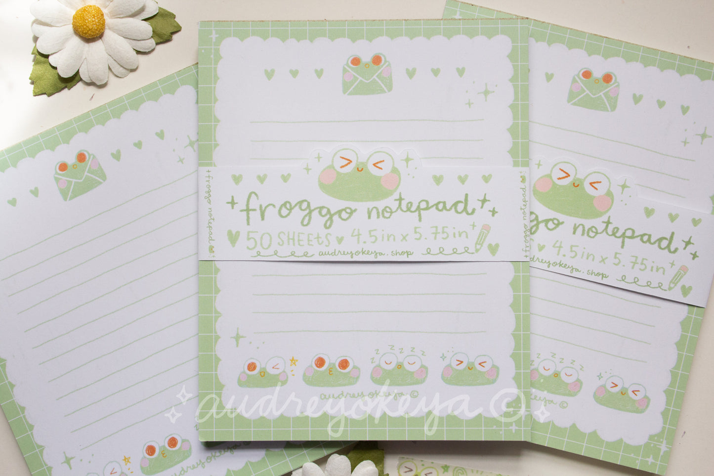 Froggo frog Memo Pad