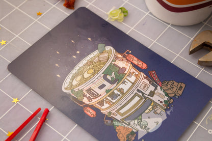 Ramen Warehouse Art Print