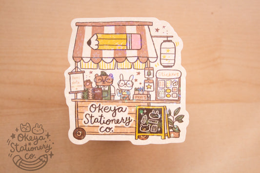 Okeya Stationery Co Vinyl Waterproof Sticker