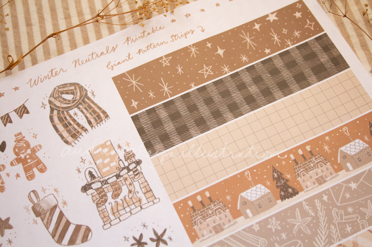 Winter Neutrals Printable