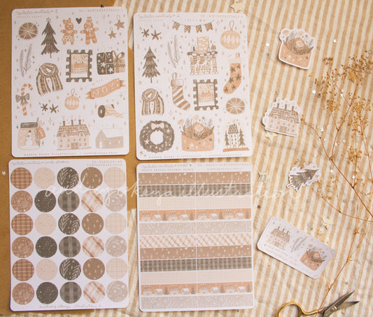 Winter Neutrals Sticker Sheets