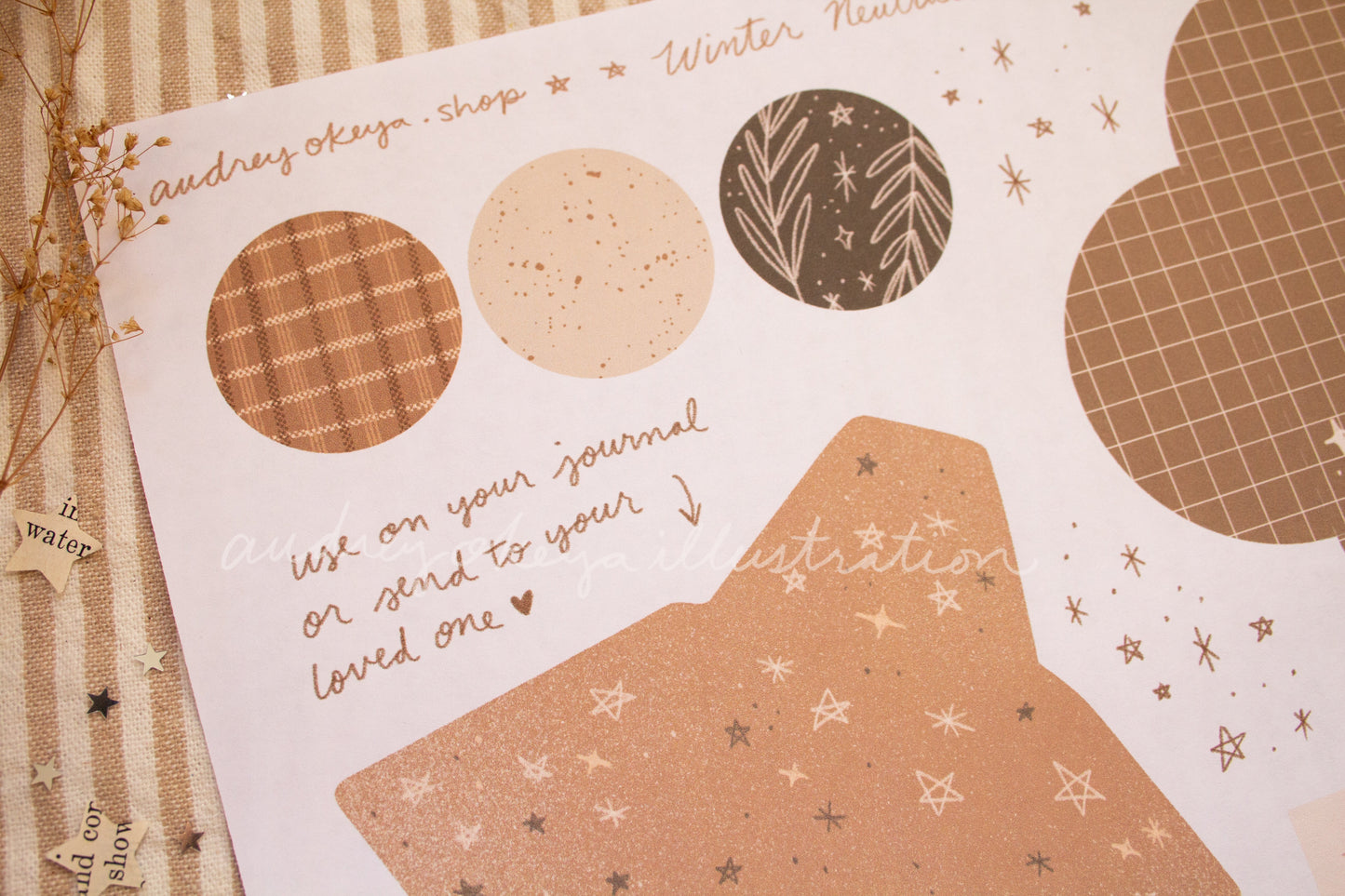 Winter Neutrals Printable