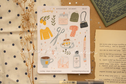 Audrey Sticker Sheet