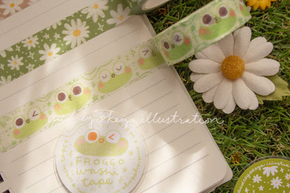 Spring Time & Froggy Washi Tapes 5 Designs