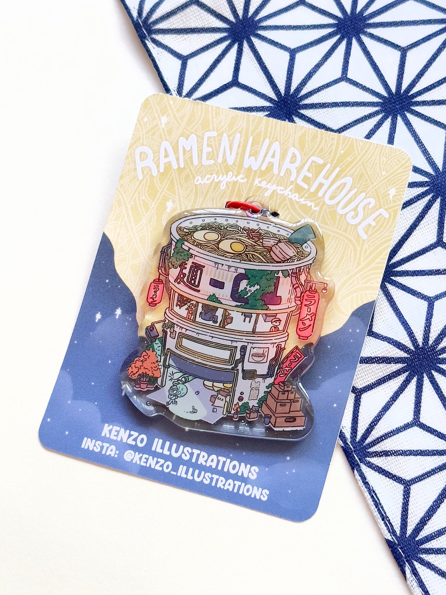 Ramen Warehouse | tote bag keychain sticker postcard