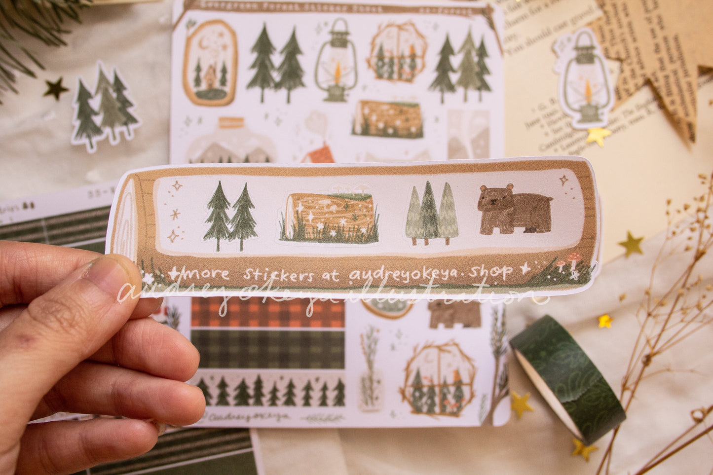 Evergreen Forest Sticker Sheet