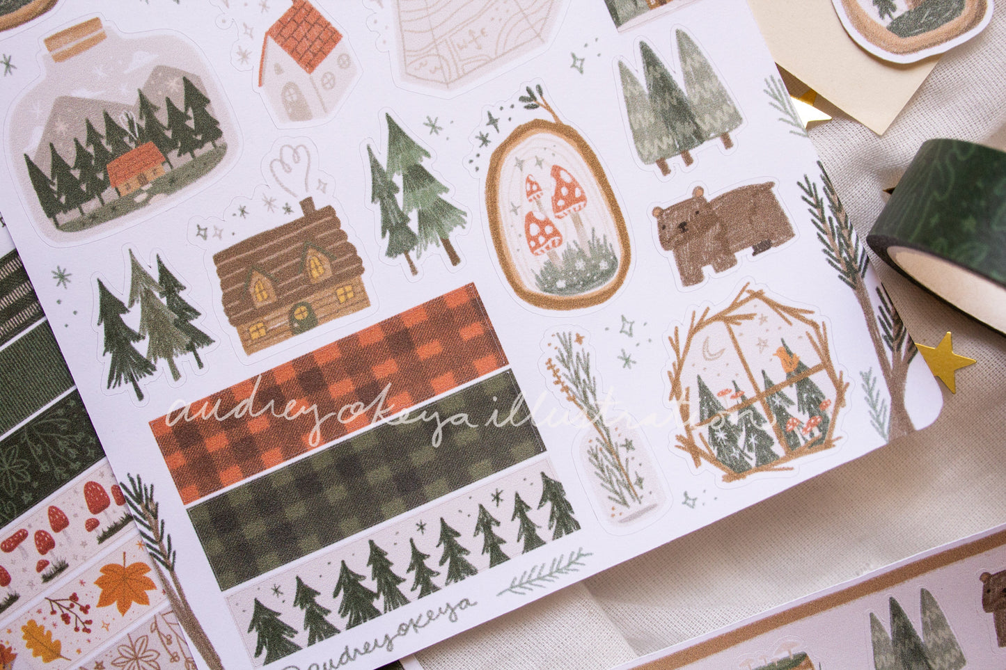 Evergreen Forest Sticker Sheet