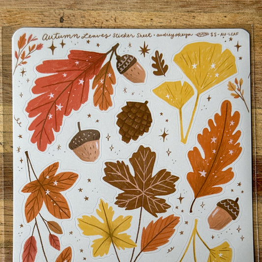 Autumn Leaf Sticker Sheet