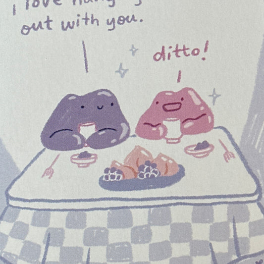 Ditto Greeting Card