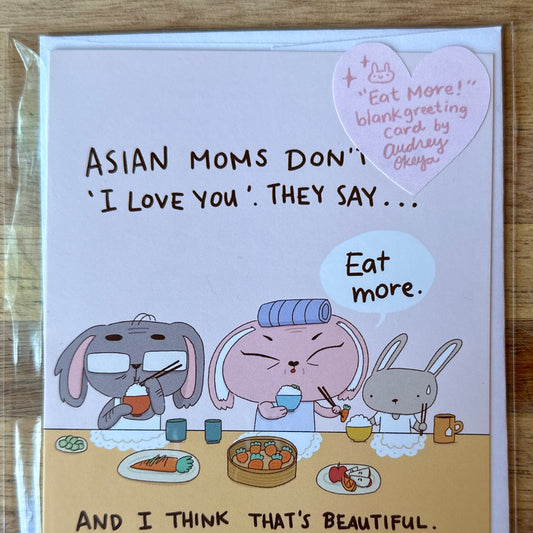 Asian Moms Greeting Card