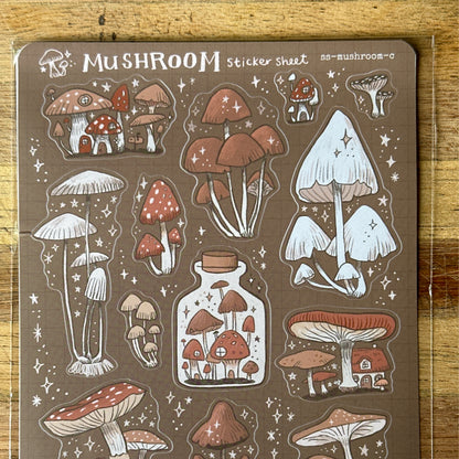 Mushroom Sticker Sheet