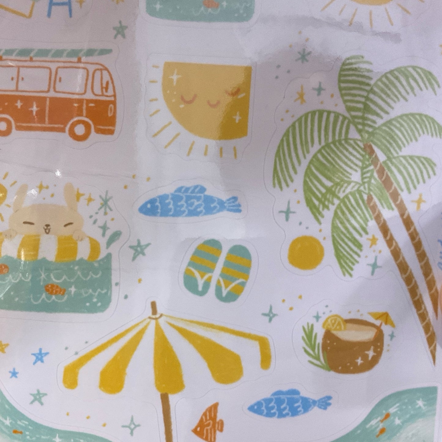 Beach Sticker Sheet