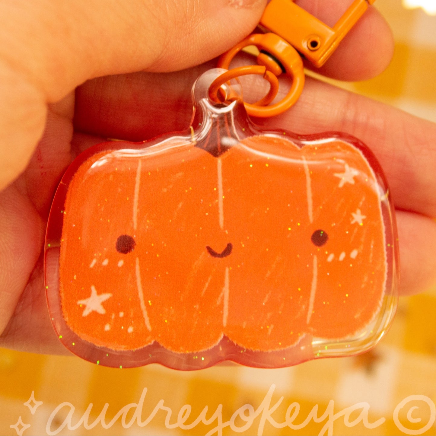 Pumpkin Keychain