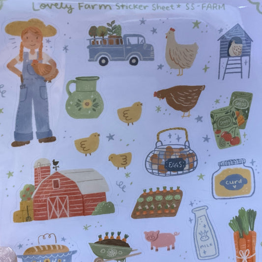 Farm Sticker Sheet