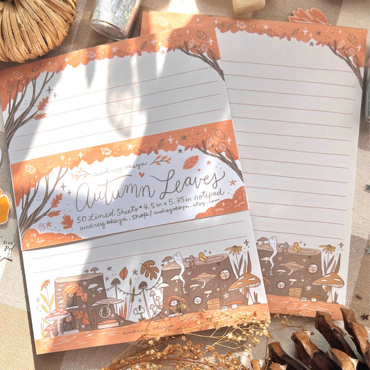 Autumn Leaf Notepad