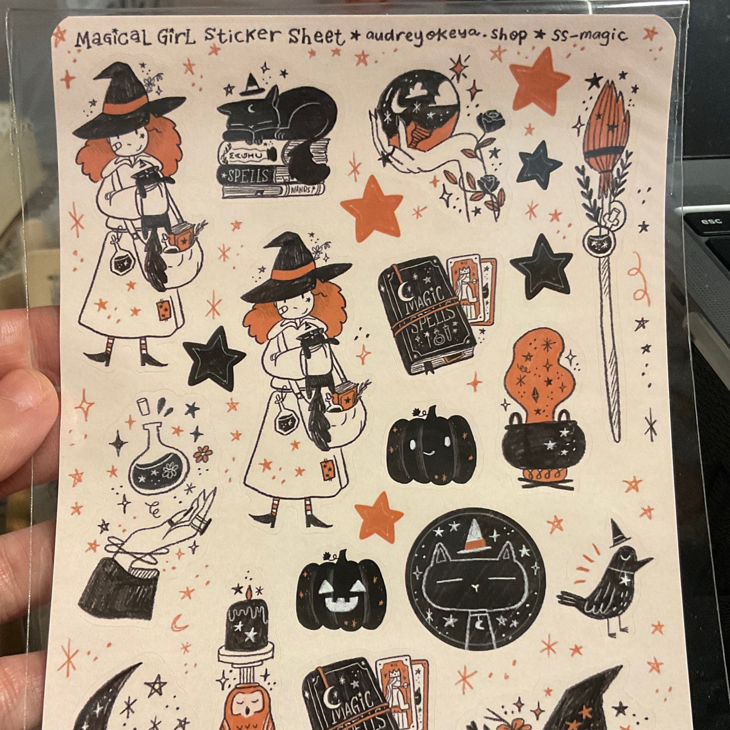 Magic Girl Sticker Sheet