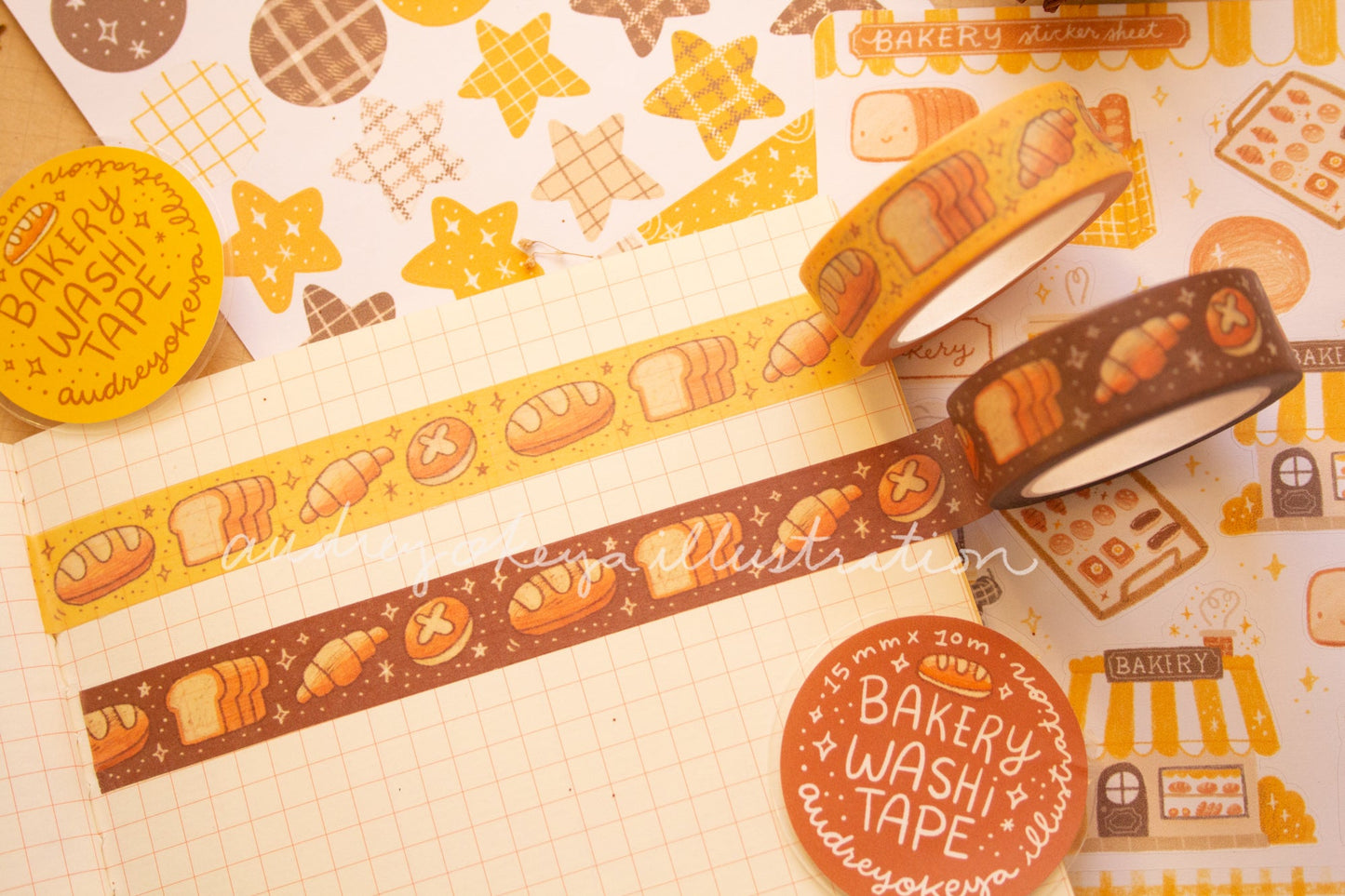 Autumn Collection Washi Tapes 5 Different Designs