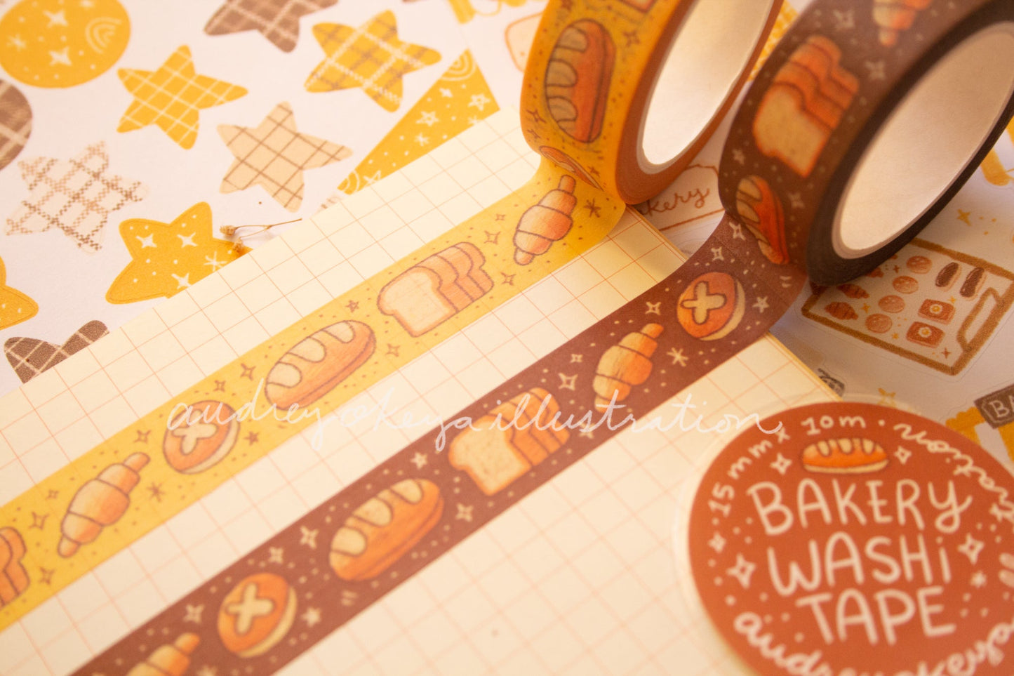 Autumn Collection Washi Tapes 5 Different Designs