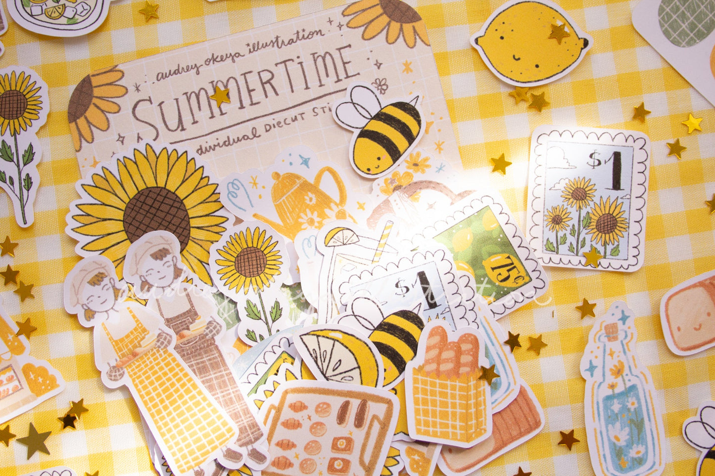 Summertime Sticker Pack | 35 Die Cut Summer Stickers