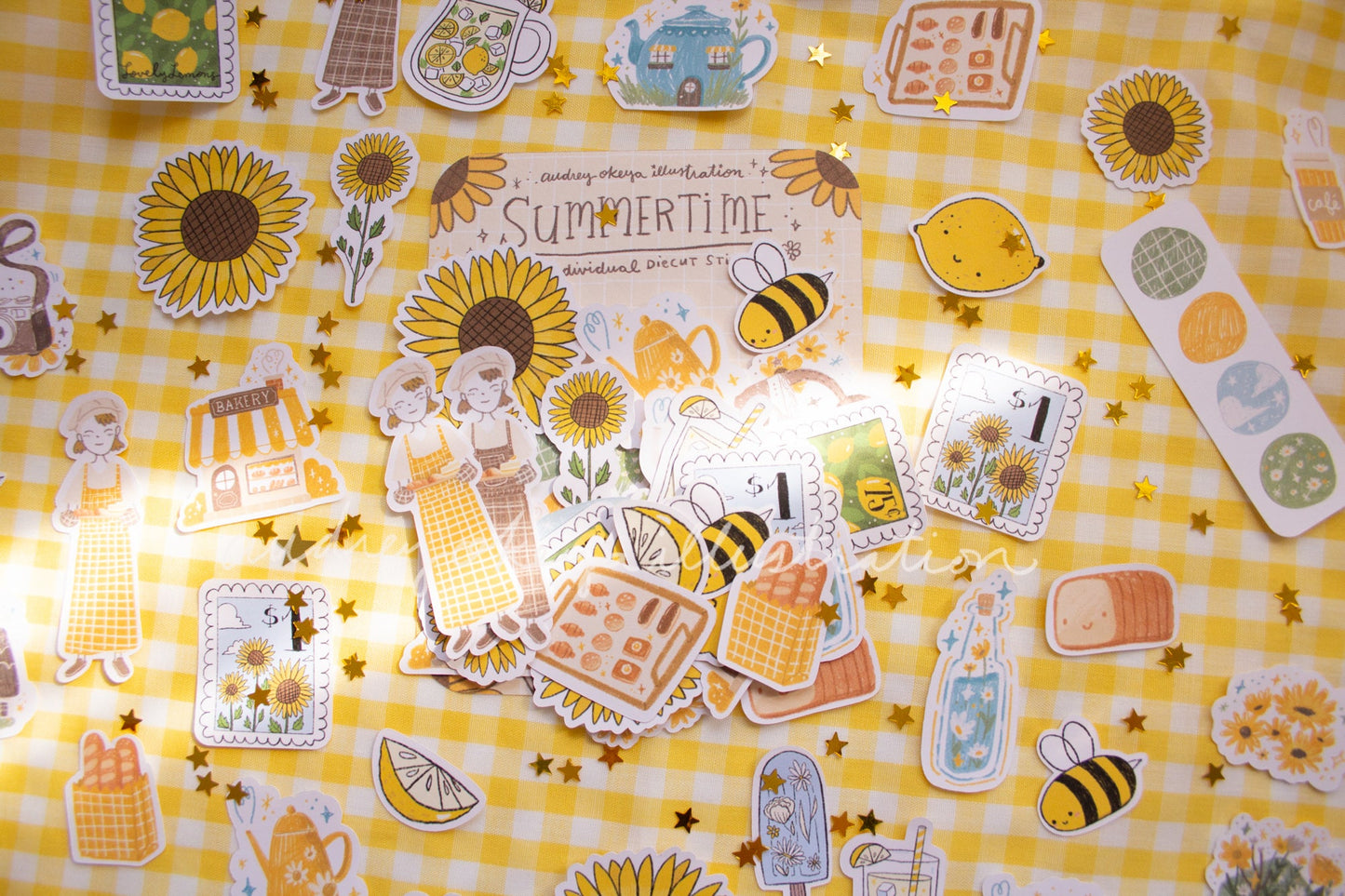 Summertime Sticker Pack | 35 Die Cut Summer Stickers