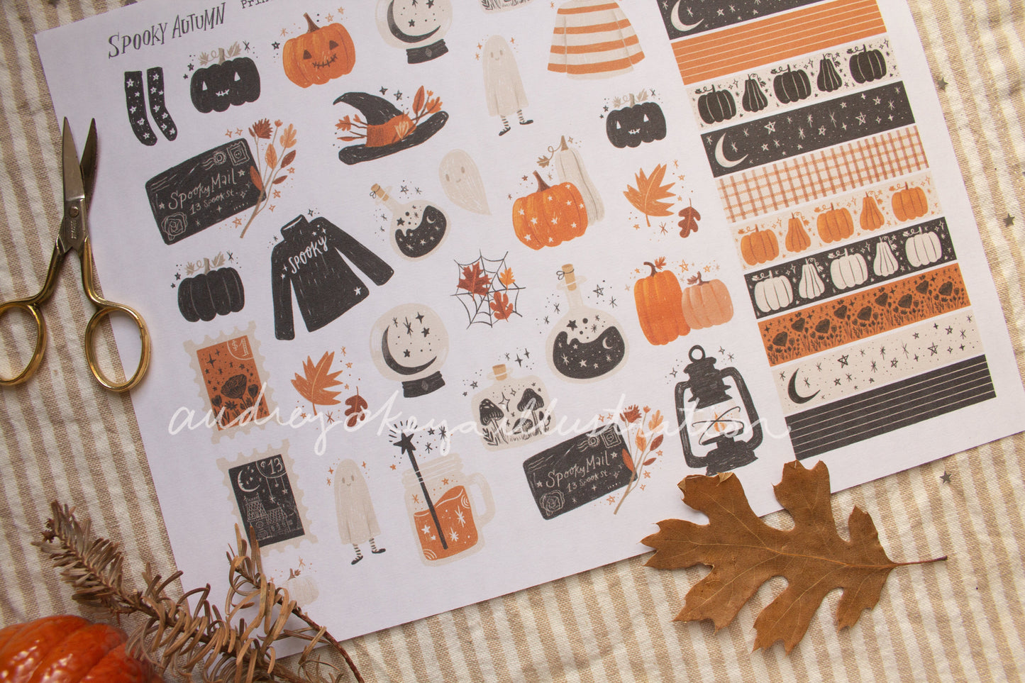 Spooky Autumn Halloween Printable