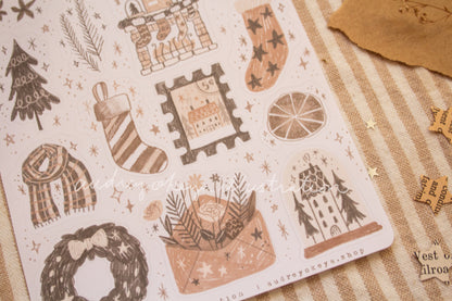 Winter Neutrals Sticker Sheets