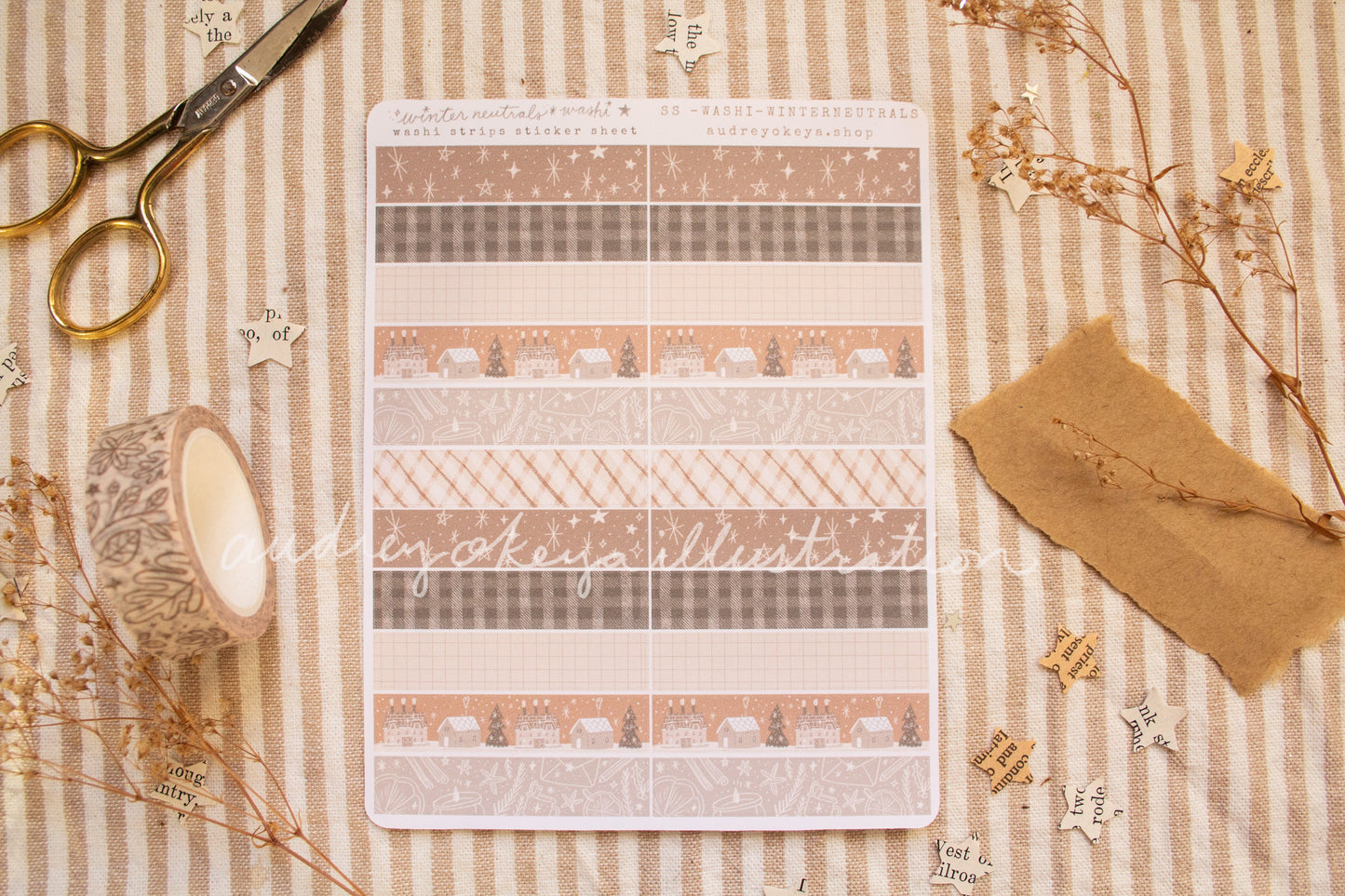 Winter Neutrals Sticker Sheets